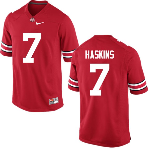 Ohio State Buckeyes #7 Dwayne Haskins Men Embroidery Jersey Red OSU78521